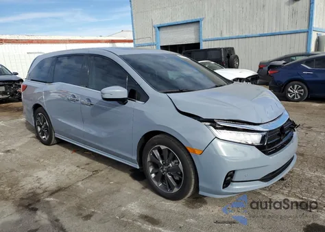 2024 Honda Odyssey Elite из США, поврежденный, VIN 5FNRL6H91RB009602